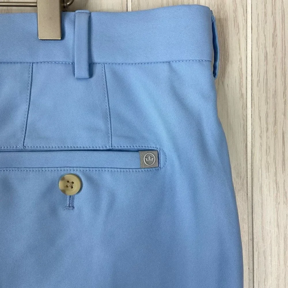 Peter Millar Men’s Salem Performance Golf Shorts Blue Size 40 9” Inseam - Picture 4 of 8